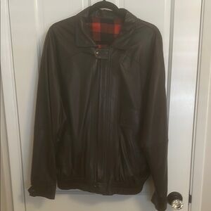 Men's Deep Brown Leather Jacket